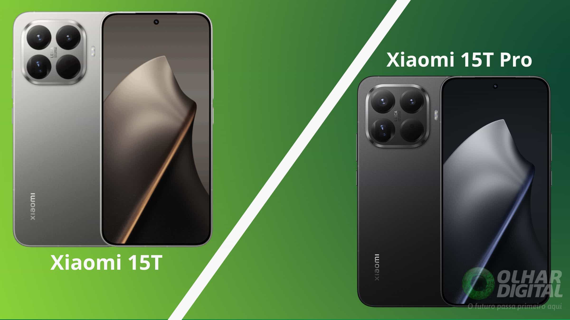 Qual a diferença entre o Xiaomi 15T e 15T Pro? Descubra qual celular comprar