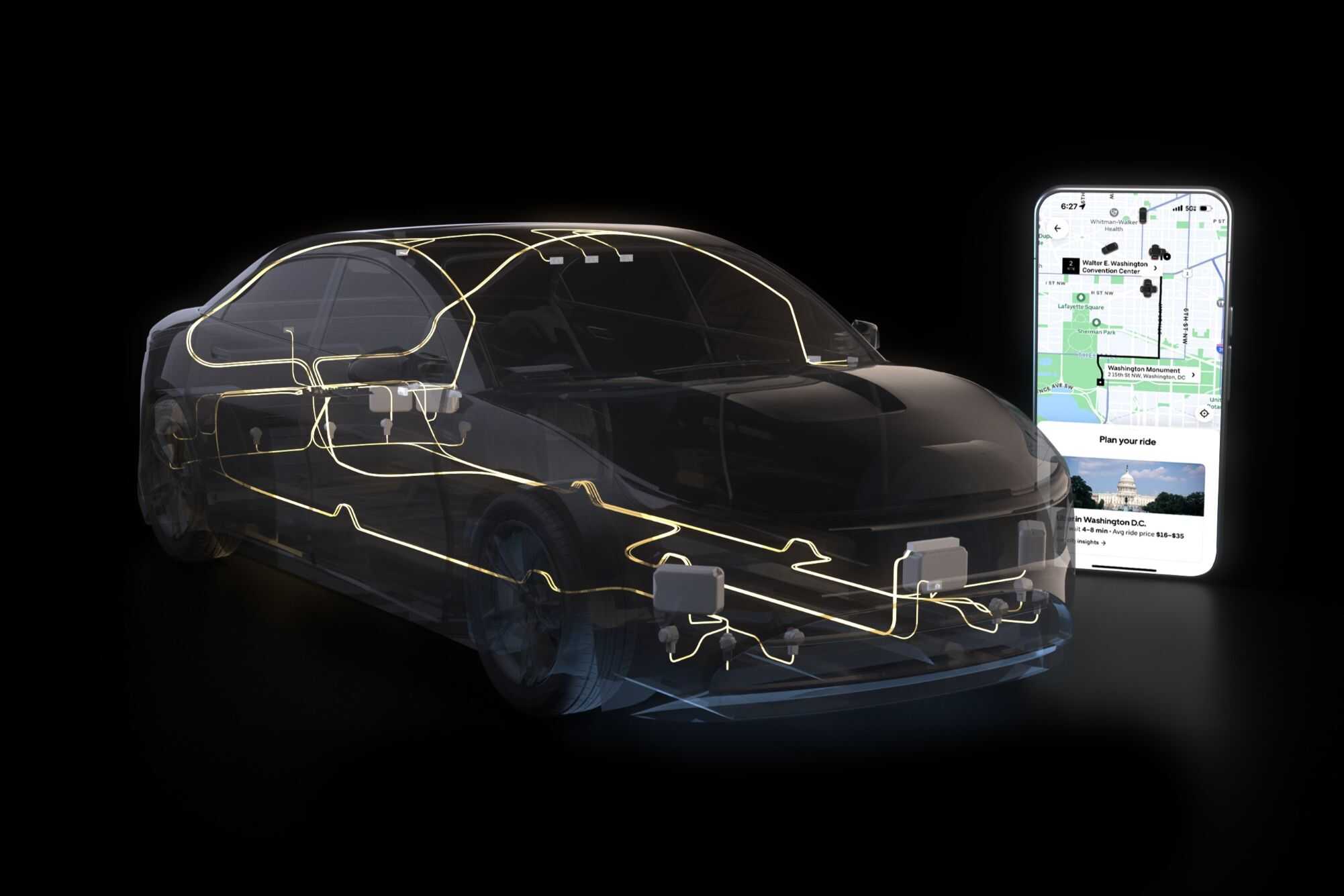 Uber planeja ter 100 mil veículos autônomos com tecnologia da Nvidia